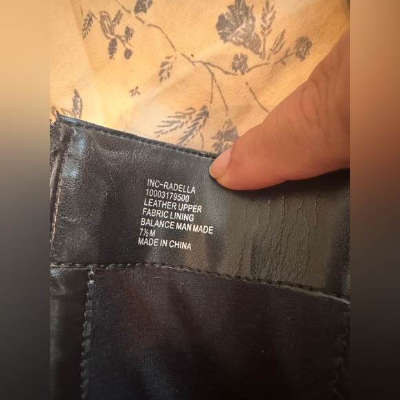 INC International Concepts Black Heeled Boots - Picture 5 of 11